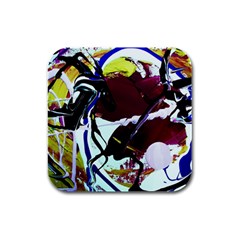 Immediate Attraction 9 Rubber Square Coaster (4 Pack)  by bestdesignintheworld