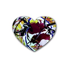 Immediate Attraction 9 Rubber Coaster (heart)  by bestdesignintheworld