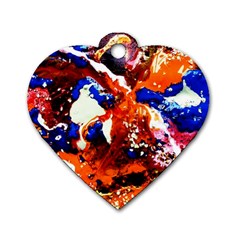 Smashed Butterfly 1 Dog Tag Heart (two Sides) by bestdesignintheworld