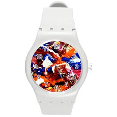 Smashed Butterfly 1 Round Plastic Sport Watch (m) by bestdesignintheworld