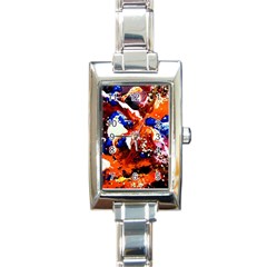 Smashed Butterfly 1 Rectangle Italian Charm Watch by bestdesignintheworld