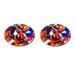 Smashed Butterfly 1 Cufflinks (oval) by bestdesignintheworld