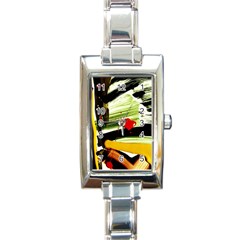 Grave Yard 5 Rectangle Italian Charm Watch by bestdesignintheworld