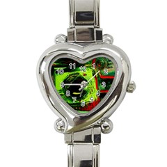 Abandoned Mine 7 Heart Italian Charm Watch by bestdesignintheworld