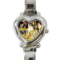 Alligator 3 Heart Italian Charm Watch by bestdesignintheworld