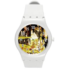 Alligator 3 Round Plastic Sport Watch (m) by bestdesignintheworld