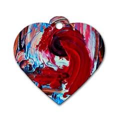 Dscf2258 - Point Of View1/1 Dog Tag Heart (one Side) by bestdesignintheworld