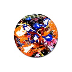 Smashed Butterfly Magnet 3  (round) by bestdesignintheworld