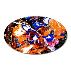 Smashed Butterfly Oval Magnet by bestdesignintheworld