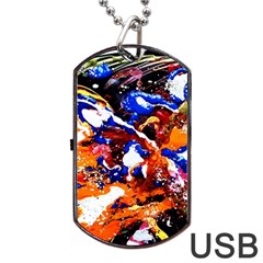 Smashed Butterfly Dog Tag Usb Flash (two Sides) by bestdesignintheworld