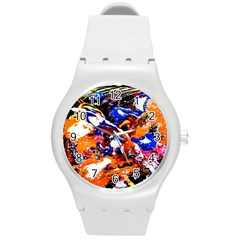 Smashed Butterfly Round Plastic Sport Watch (m) by bestdesignintheworld