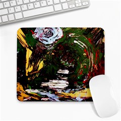 Weed Tumbler And Blue Rose Large Mousepads by bestdesignintheworld