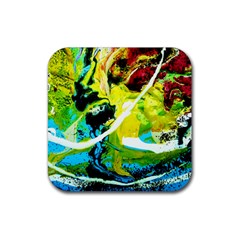 New Moon 6 Rubber Coaster (square)  by bestdesignintheworld