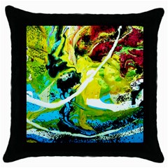 New Moon 6 Throw Pillow Case (black) by bestdesignintheworld