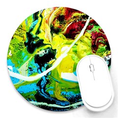 New Moon 6 Round Mousepads by bestdesignintheworld