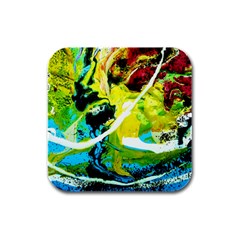 New Moon 6 Rubber Square Coaster (4 Pack)  by bestdesignintheworld