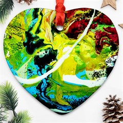 New Moon 6 Heart Ornament (two Sides) by bestdesignintheworld