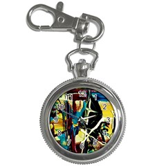 Dance Of Oil Towers 2 Key Chain Watches by bestdesignintheworld