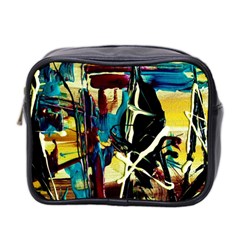 Dance Of Oil Towers 2 Mini Toiletries Bag 2-side by bestdesignintheworld