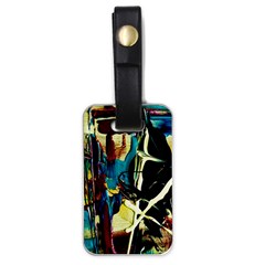 Dance Of Oil Towers 2 Luggage Tags (one Side)  by bestdesignintheworld