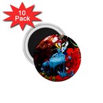 Two Hearts   One Beat 1 1.75  Magnets (10 pack)  Front