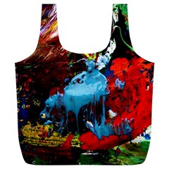 Two Hearts   One Beat 1 Full Print Recycle Bags (l)  by bestdesignintheworld