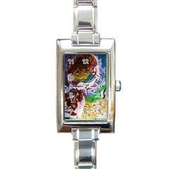 Doves Matchmaking 11 Rectangle Italian Charm Watch by bestdesignintheworld