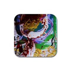 Doves Matchmaking 11 Rubber Square Coaster (4 Pack)  by bestdesignintheworld