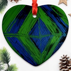 Point Of Equilibrium 5 Ornament (heart) by bestdesignintheworld