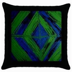 Point Of Equilibrium 5 Throw Pillow Case (Black)