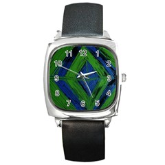 Point Of Equilibrium 5 Square Metal Watch