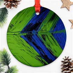 Point Of Equilibrium 2 Ornament (round) by bestdesignintheworld