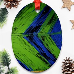 Point Of Equilibrium 2 Ornament (oval) by bestdesignintheworld