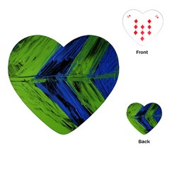 Point Of Equilibrium 2 Playing Cards (heart)  by bestdesignintheworld