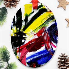 Lets Forget The Black Squere 2 Ornament (oval) by bestdesignintheworld