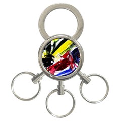 Lets Forget The Black Squere 2 3-ring Key Chains by bestdesignintheworld