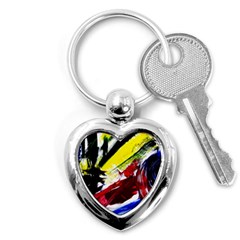 Lets Forget The Black Squere 2 Key Chains (heart)  by bestdesignintheworld