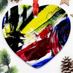 Lets Forget The Black Squere 2 Heart Ornament (two Sides) by bestdesignintheworld