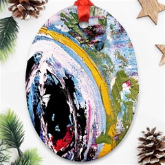 When The Egg Matters Most 4 Ornament (oval) by bestdesignintheworld