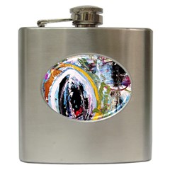 When The Egg Matters Most 4 Hip Flask (6 Oz) by bestdesignintheworld