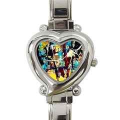 Dance Of Oil Towers 4 Heart Italian Charm Watch