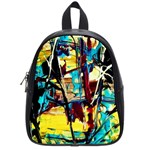 Dance Of Oil Towers 4 School Bag (Small) Front