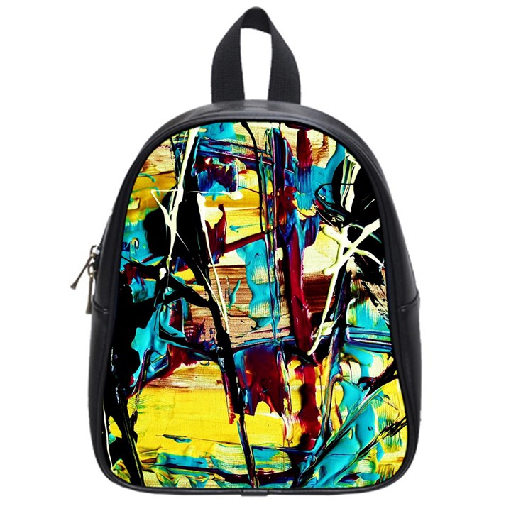 Dance Of Oil Towers 4 School Bag (Small)