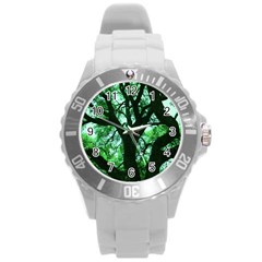 Lake Park 3 Round Plastic Sport Watch (l) by bestdesignintheworld