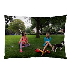 19688418 10155446220129417 1027902896 O - Walking With Daughter And Dog Pillow Case by bestdesignintheworld