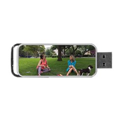 19688418 10155446220129417 1027902896 O - Walking With Daughter And Dog Portable Usb Flash (one Side) by bestdesignintheworld