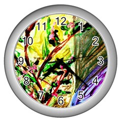 House Will Be Built 4 Wall Clocks (silver)  by bestdesignintheworld