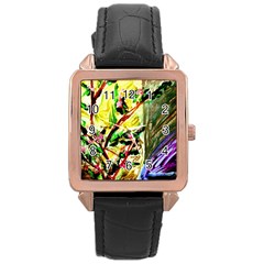 House Will Be Built 4 Rose Gold Leather Watch  by bestdesignintheworld