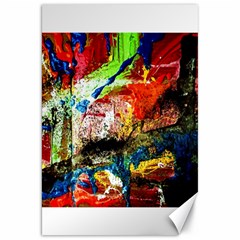 Untitled Red And Blue 3 Canvas 20  X 30   by bestdesignintheworld