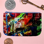 Untitled Red And Blue 3 Large Coin Purse Front